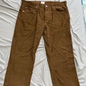 J.Crew 770 Brown Corduroy Pants- 34/32